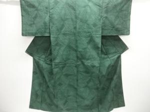 抽象模様織り出し手織り紬着物